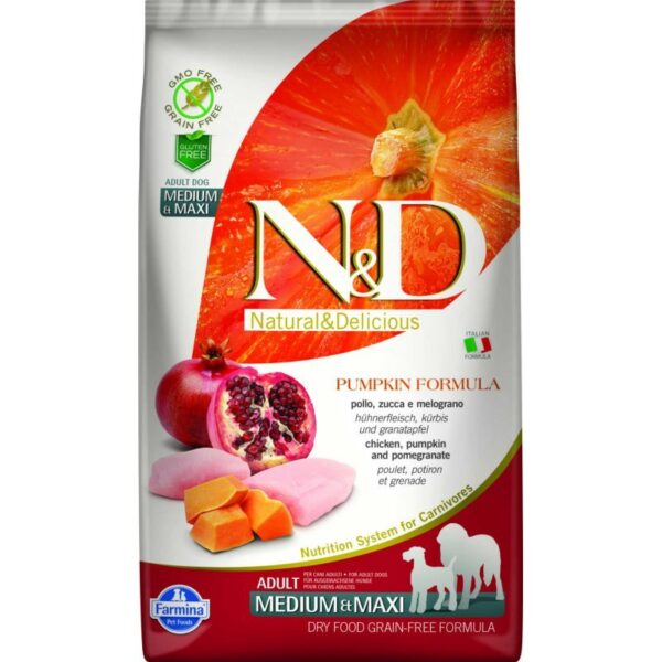 N&D Grain Free Adult Medium and Maxi Chicken