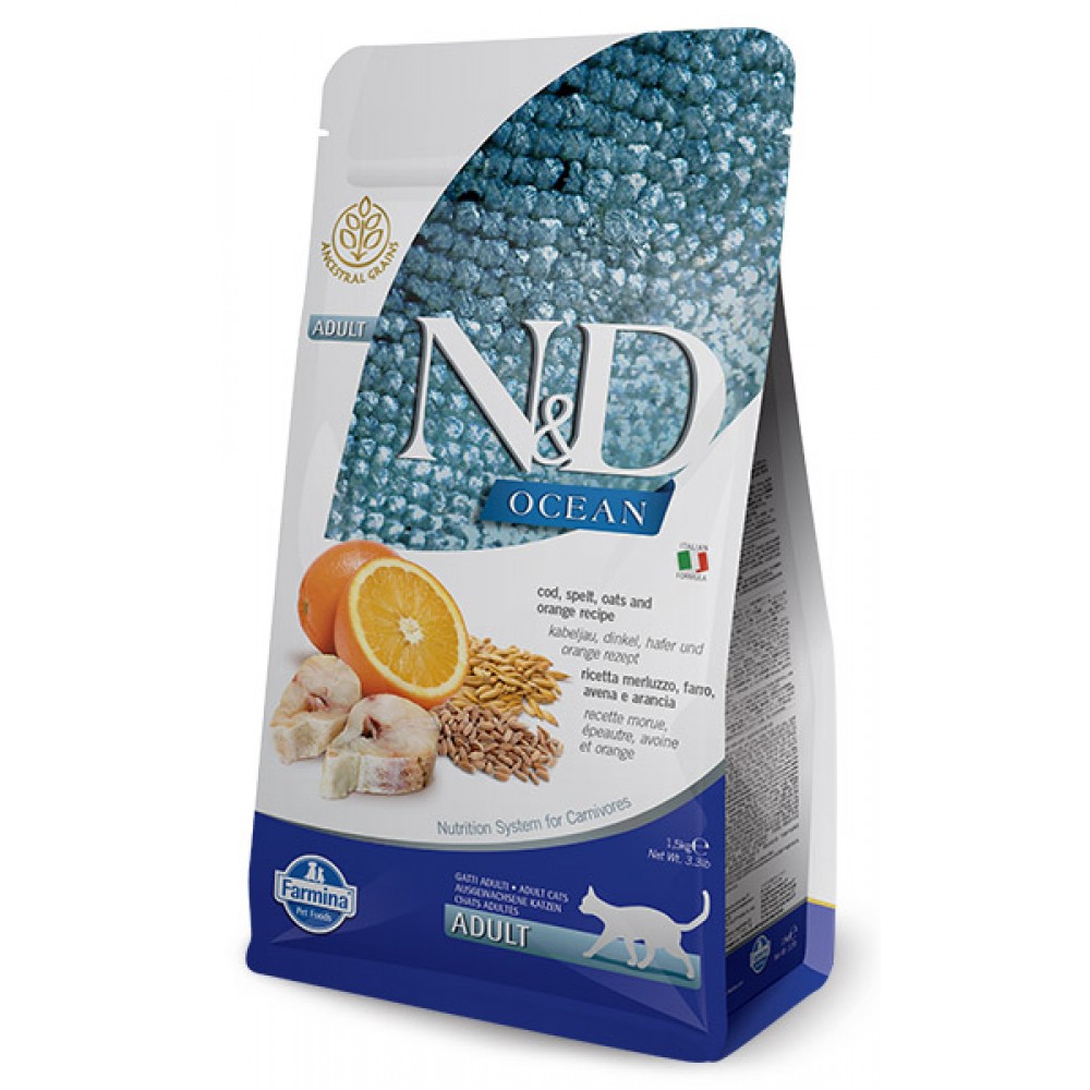 N&D Cat Low Grain Ocean