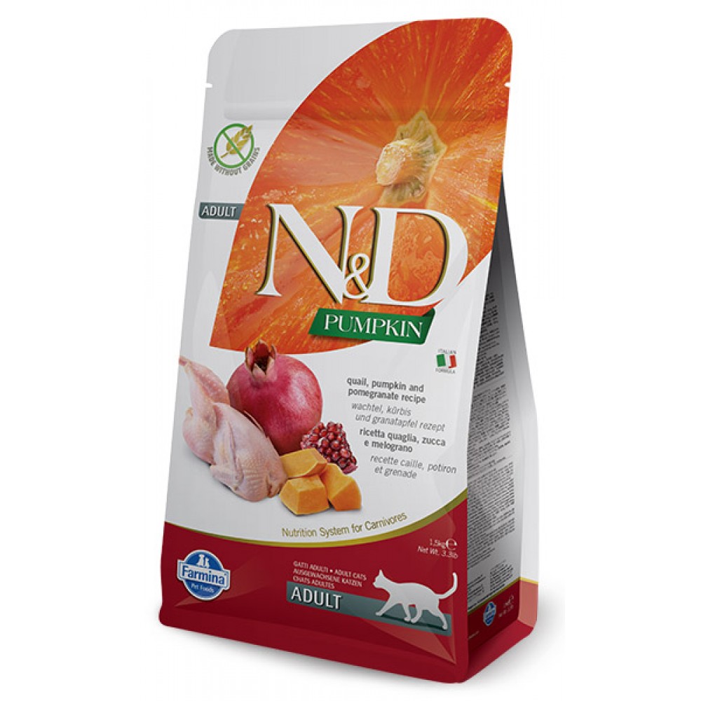 nd-pumpkin-adult-quail-1000x1000h N&D Cat Grain Free Quail