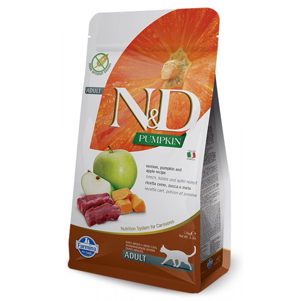 nd-pumpkin-adult-venison-pumpkin-1000x1000h N&D Cat Grain Free Venison