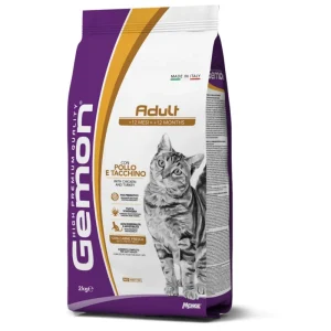 GEMON ADULT CAT CHICKEN AND TURKEY 2KG