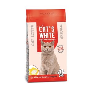CAT’S WHITE Άμμος Γάτας Natural Χωρίς Άρωμα 10λίτρα