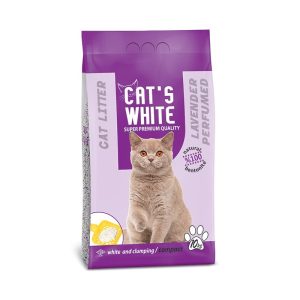 CAT’S WHITE Άμμος Γάτας με Άρωμα Λεβάντας 10λίτρα