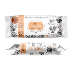 PERFECT CARE Pet Wipes Almond Milk 80τμχ
