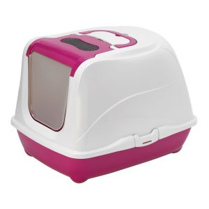 MODERNA Flip Cat 57 Jumbo Τουαλέτα Γάτας Ροζ 57,8×43,9×41,5cm