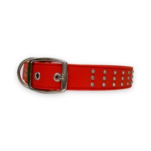 PET INTEREST Περιλαίμιο Diamond Line Red M 25mmX35-45cm
