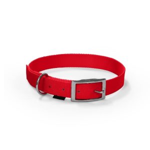 PET INTEREST Περιλαίμιο Single Layer Metal Red L 2,5x60cm