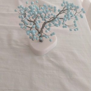 Διακοσμητικό δεντράκι 13cm μαρμάρινη βάση